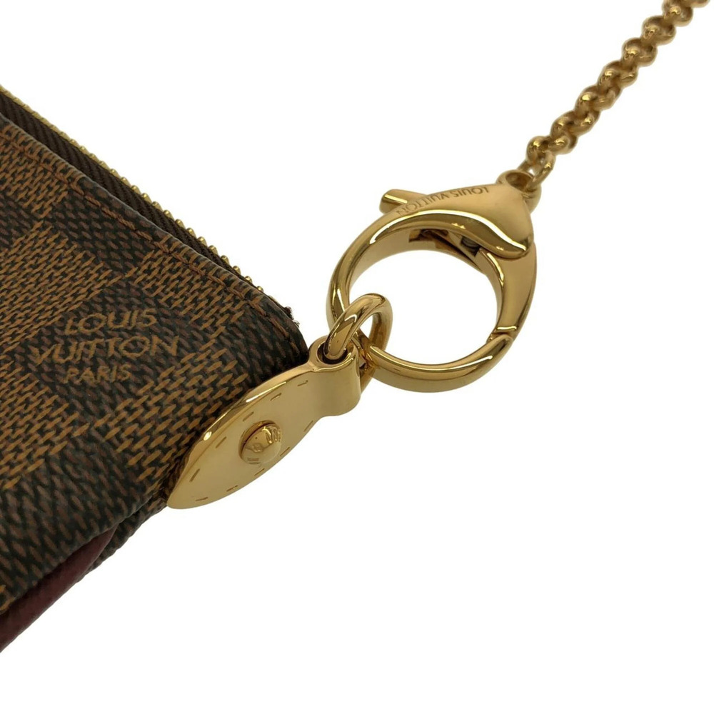 LOUIS VUITTON Authentic Brown Damier Pochette Pouch - Picture 6 of 8